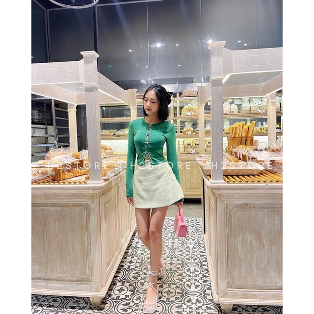 ÁO TAY DÀI KHOEN NƠ - QA1301339