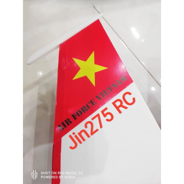 ❤️ Siêu Sale ♥️ Bộ vỏ kit máy bay Su-27 V5 Flat sải 74 cm