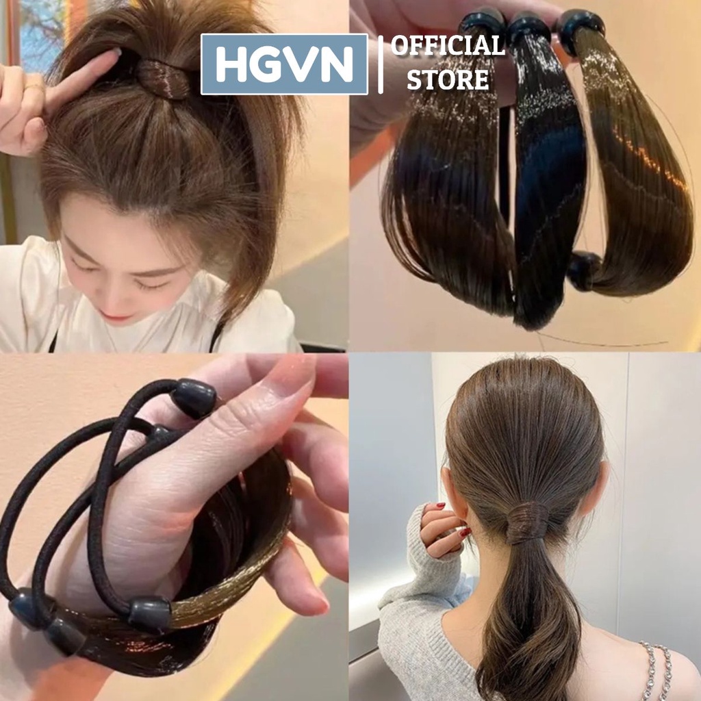Dây Cột Tóc Giả Phong Cách Hàn Quốc Mới HGVN 2022