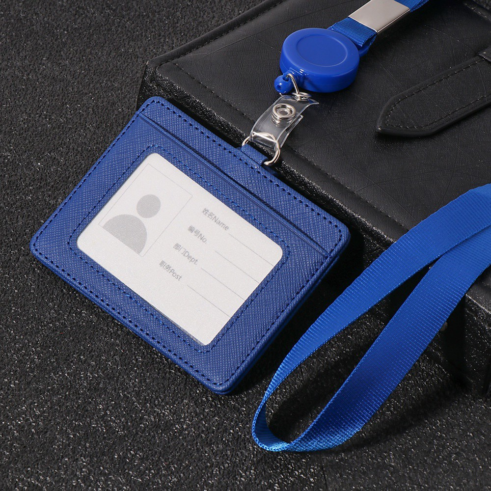 Dây Đeo Thẻ Tên Bằng Da Pu Đa Năng Có Thể Thu Gọn Tiện Dụng Giá Đỡ | BigBuy360 - bigbuy360.vn