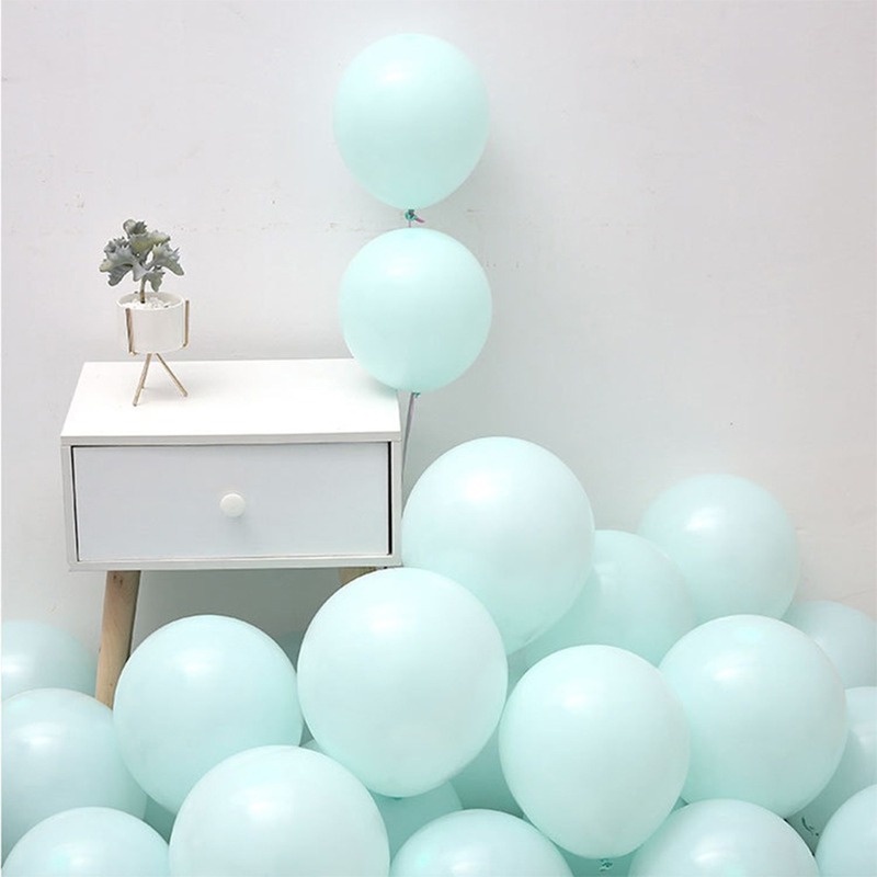 Set 10 Bong Bóng 10inch Bằng Latex Màu Sắc Kẹo Ngọt Trang Trí Tiệc Sinh Nhật Bé
