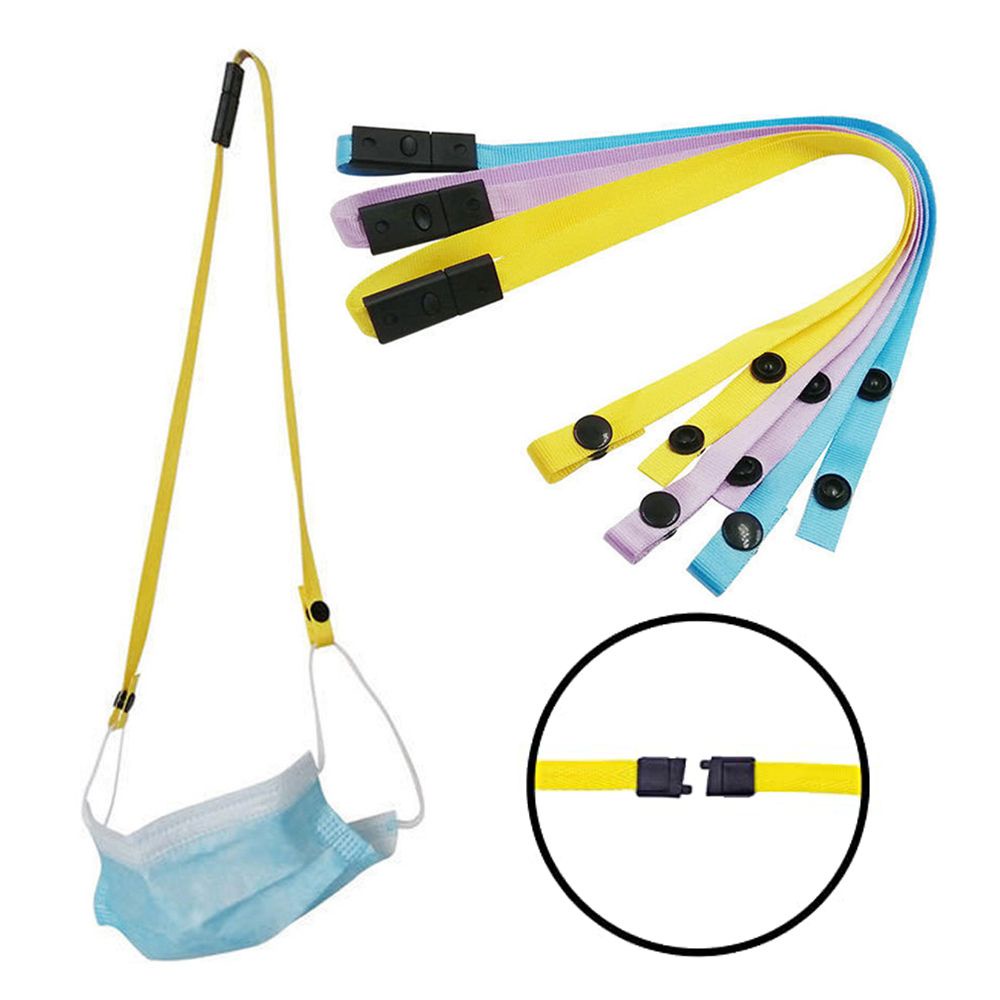 Dây đeo khẩu trang chống mất lạc nhẹ có khóa điều chỉnh bảo vệ an toàn cho bé nhiều màu tùy chọn