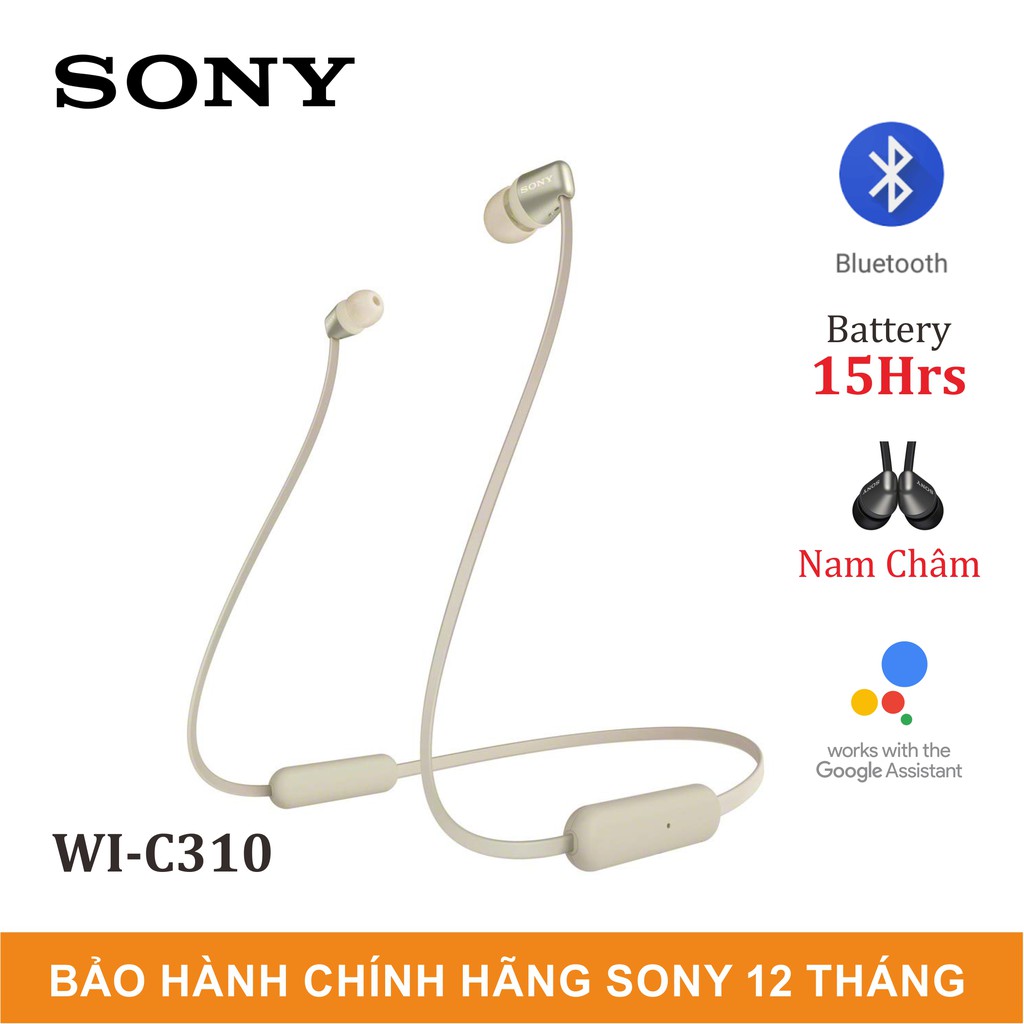 [Mã ELMS5 giảm 7% đơn 300K] Tai Nghe In-Ear Không Dây Sony WI-C310 - Hãng Phân Phối Chính Thức | BigBuy360 - bigbuy360.vn