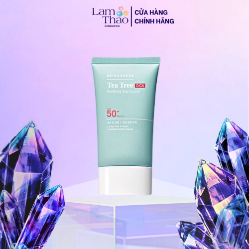 Kem Chống Nắng Bring Green Tea Tree Cica Soothing Sun Cream SPF50+ PA++++