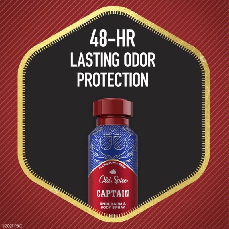 Xịt nước hoa toàn thân nam Old Spice 144g Wolfthorn , Fiji , Timber , Bearglove , Swagger , Krakengard Dragonblast 122g