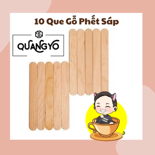 Combo 50 que gỗ phết sáp wax