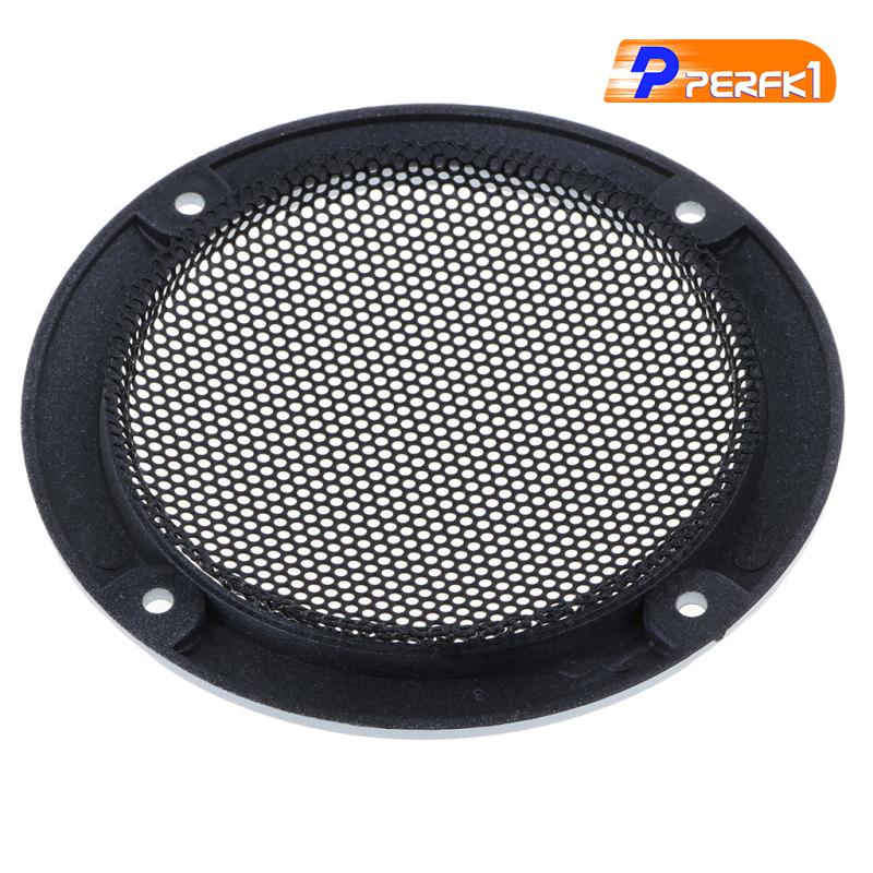 Hot-3 inch Audio Speaker Cover Decorative Circle Metal Mesh Grille gold