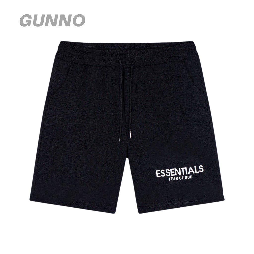 Quần Short Đùi Da Cá essentials Cotton Nam Nữ Form Unisex Chất Mát Mẻ, Trẻ Trung, Cao Cấp