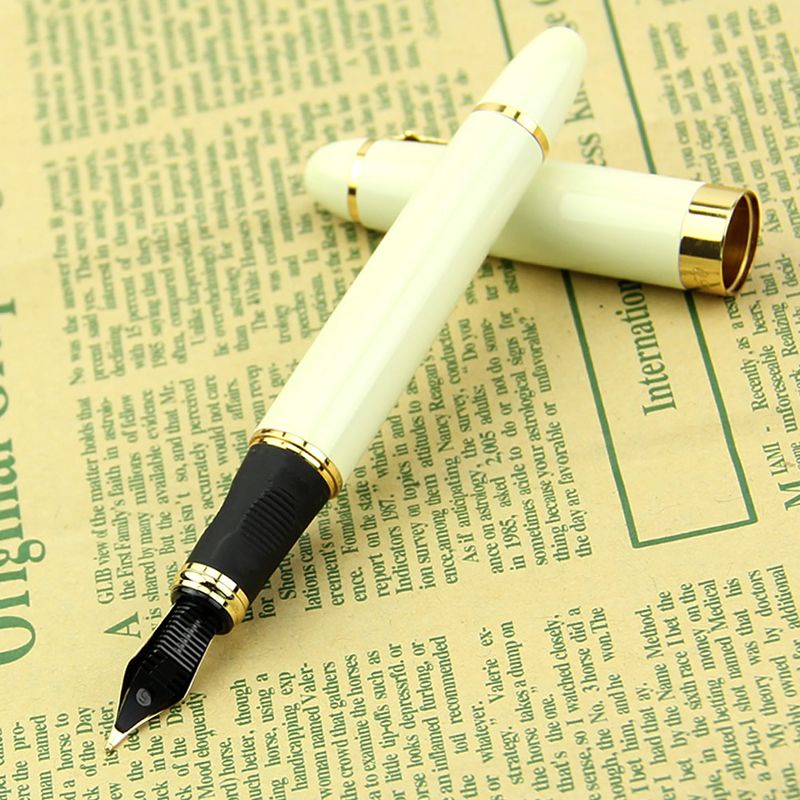 Bút Máy Jinhao X450 Ngòi Vừa Màu Trắng