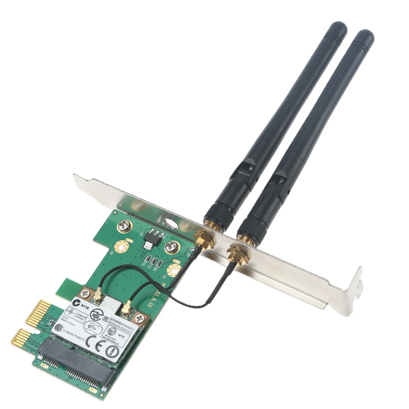 Card mạng không dây BCM94325 PCIe hai băng tần 2.4Ghz và 5.8Ghz dành cho máy tính bàn