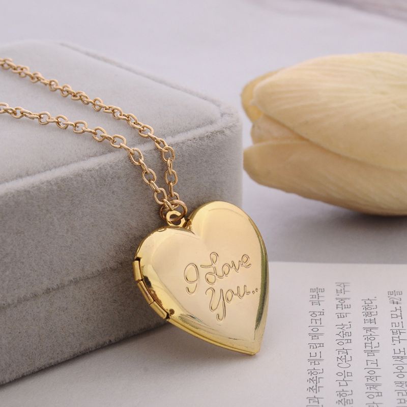 Vòng cổ Mặt Khung Hình Trái Tim Nhỏ Thời Trang Cho Nam Nữ