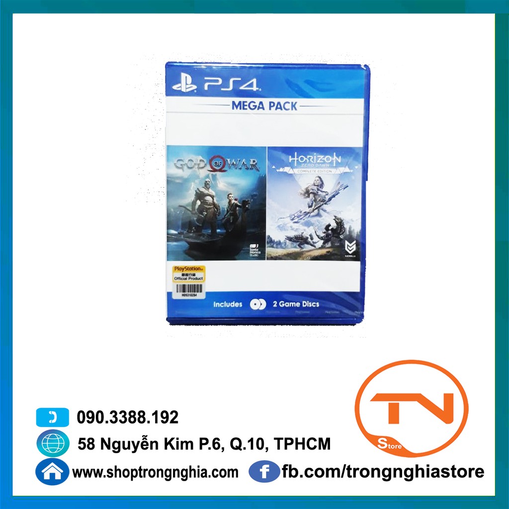 Đĩa Game PS4 - God of War & Horizon Zero Dawn