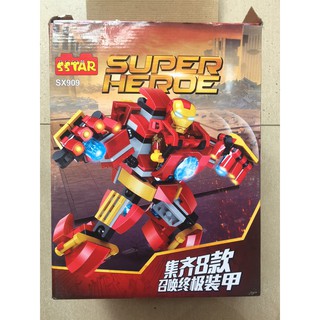 Lego xếp hình Super Heroes - Ironman (có 8 mẫu)