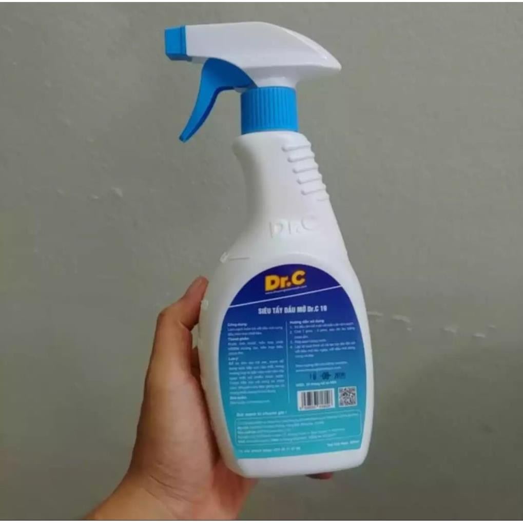 SIÊU TẢY DẦU MỠ DR.C - 500ML, Đánh Bật Mọi Loại Dầu Mỡ, Vệ Sinh Bếp Sạch Sẽ