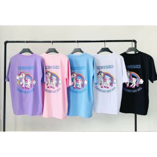 Áo thun tay lỡ unicorn ngựa 1 sừng amazing