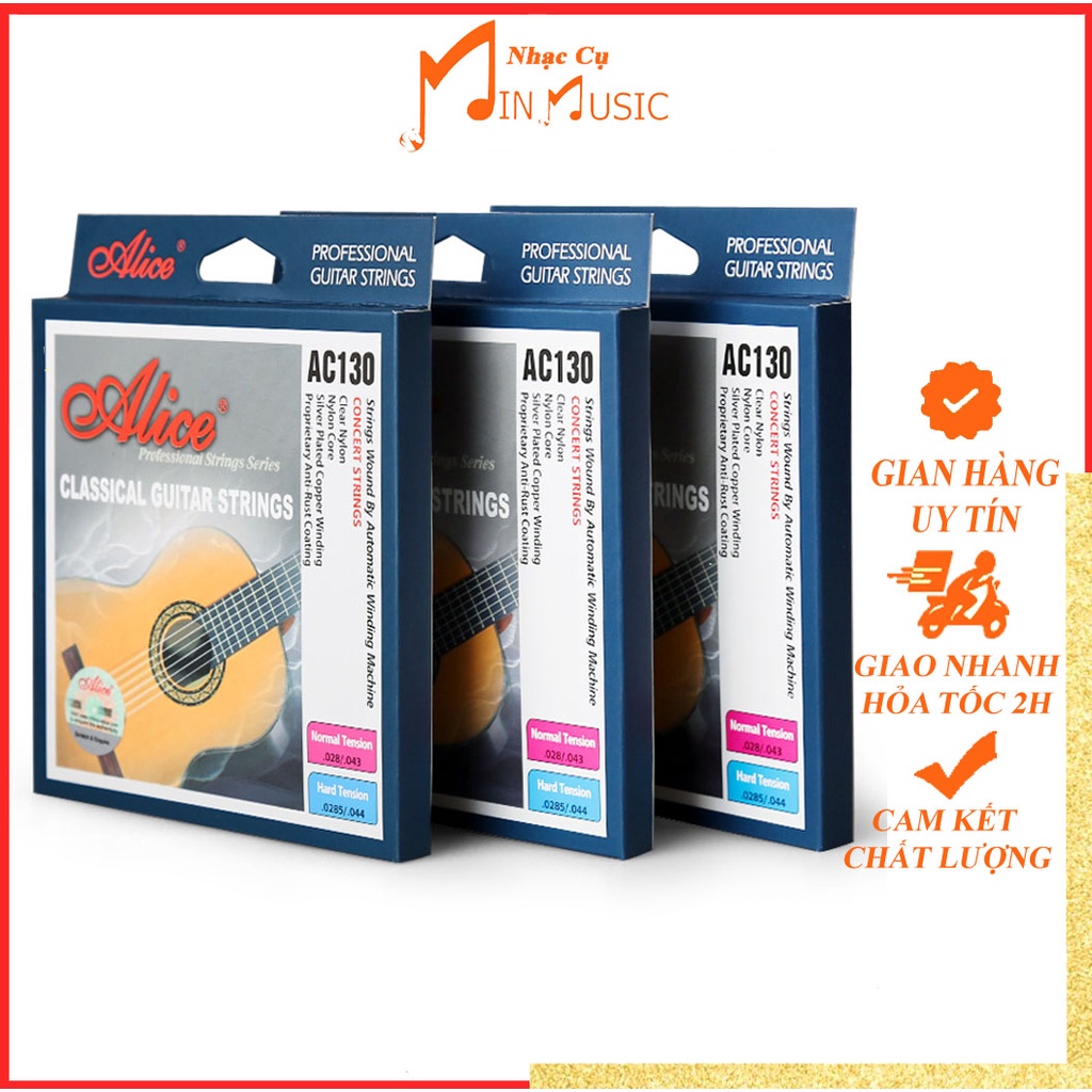 [Mã LIFEXANH03 giảm 10% đơn 500K] Dây đàn guitar classic Alice AC130