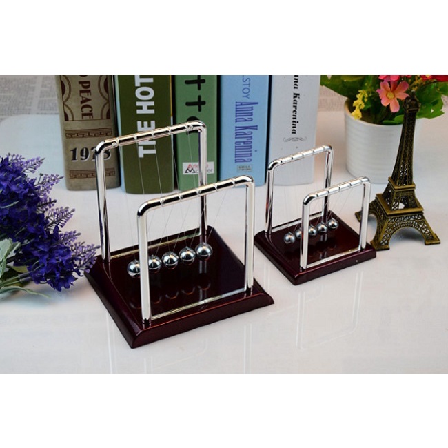 (11,5x13,5x14cm) Con lắc Newton để bàn trang trí &amp; quà tặng độc đáo (mẫu số 2)