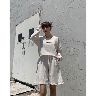 Áo Sweater Wanderlust màu kem