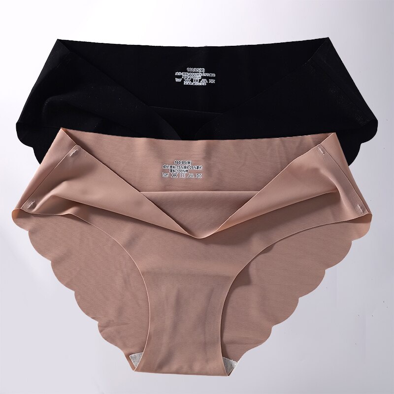 Set 2 quần lót CUTEBYTE thiết kế không đường may thoáng khí 7 màu tùy chọn