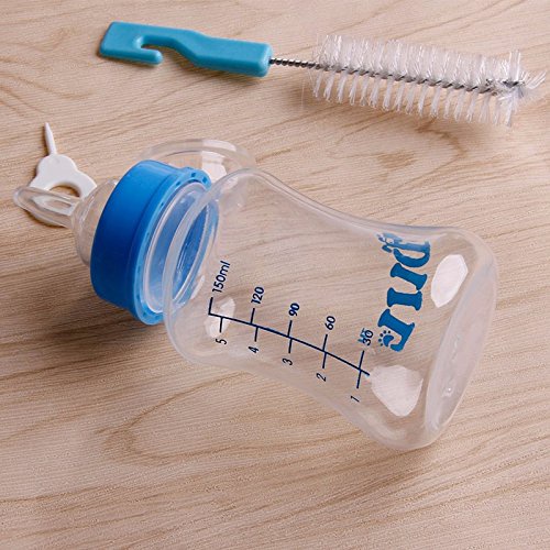 Bộ bình sữa cho chó con mèo con thú cưng 2 size 60ml và 150ml - Bivido