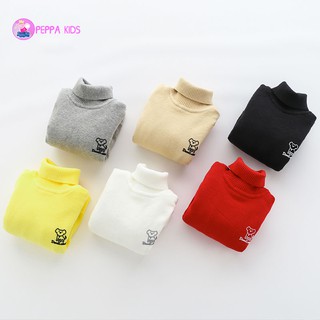 Áo len cổ lọ 7 phân Peppa Kids ấm áp