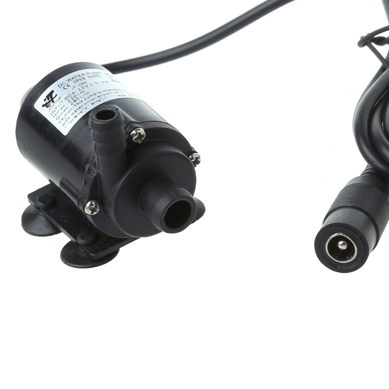 Máy Bơm Nước Năng Lượng Mặt Trời Không Chổi Than 200L/H DC 12V Cho Hồ Cá