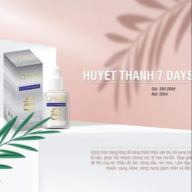 Huyết thanh trắng da 7days