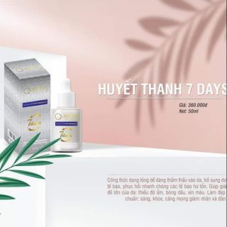 Huyết thanh trắng da 7days