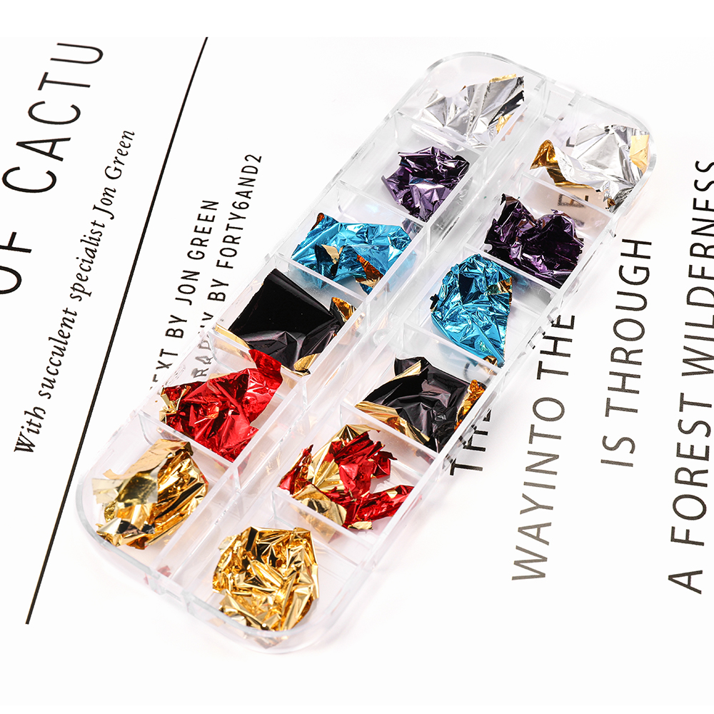 Giấy foil ST.KUNKKA siêu mỏng dùng dán móng nghệ thuật