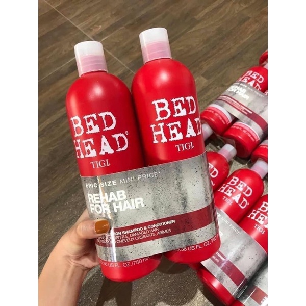 [ Tigi] Bộ dầu gội xả tóc Bed Head Tigi 750Ml