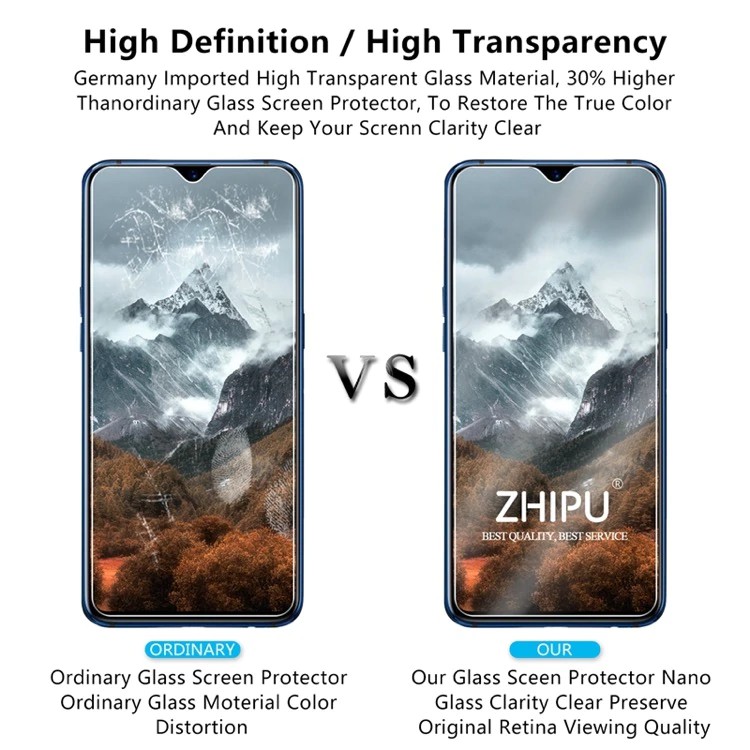 Miếng Dán Kính Cường Lực Cho Oppo R17 Pro - Trong Suốt