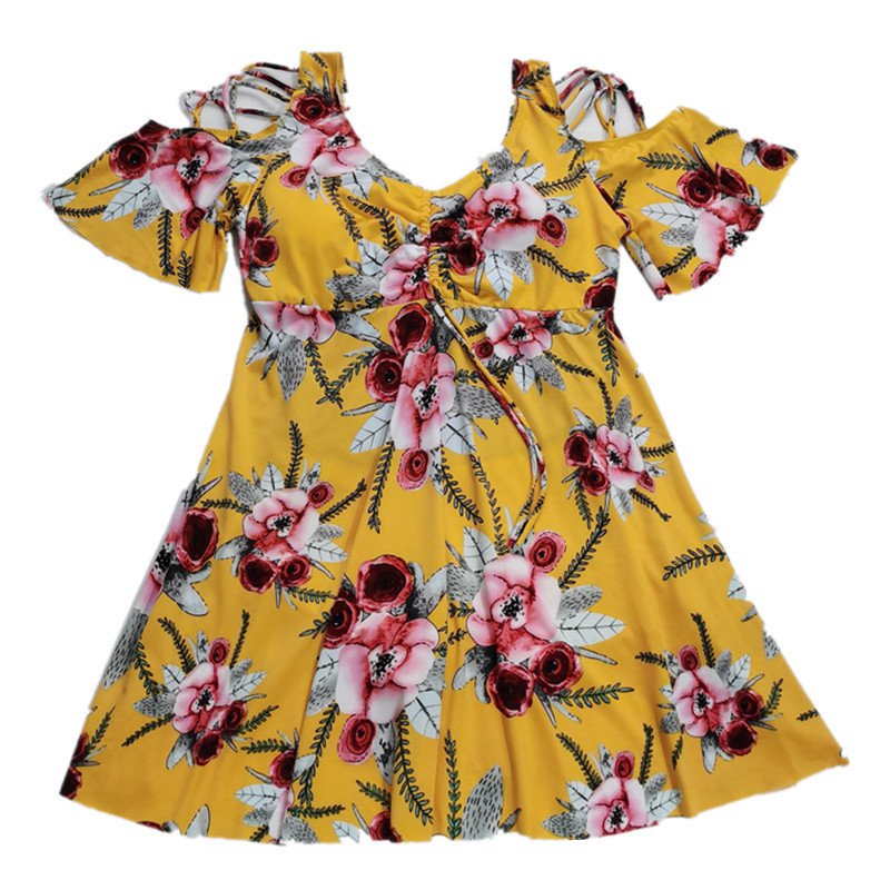 Bộ Đồ Bơi Mỏng Che Bụng Plus Size In Họa Tiết Gợi Cảm Cho Nữ | BigBuy360 - bigbuy360.vn