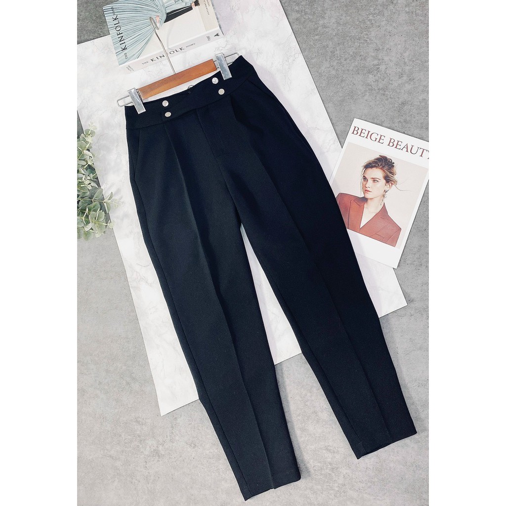 Quần Vải 𝐁𝐚𝐠𝐠𝐲 Nữ Cúc Chéo 𝐆𝐢𝐚𝐧𝐠𝐤𝐨𝐢𝐯𝐧𝐱𝐤