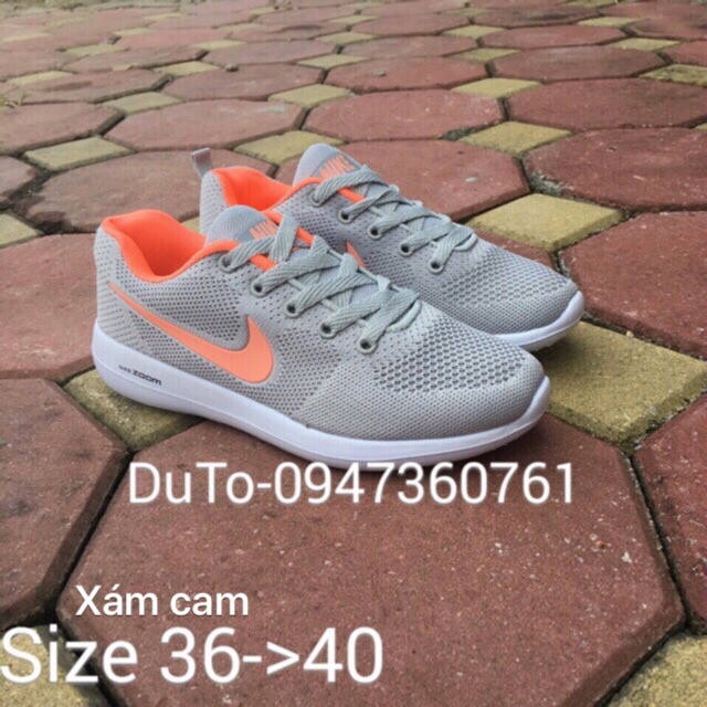 ] Giày zoom siêu nhẹ full size 36-&gt;44