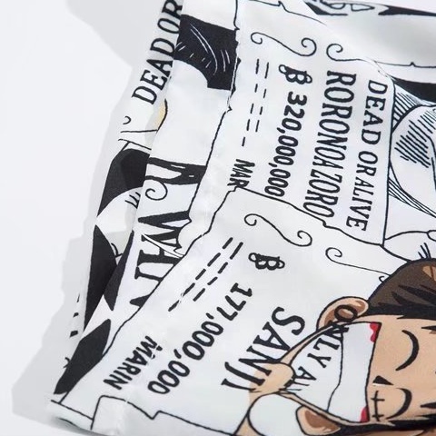 Áo sơ mi KT KT1194 tay ngắn dáng rộng in hoạt hình One Piece thời trang mùa hè dành cho cả nam và nữ