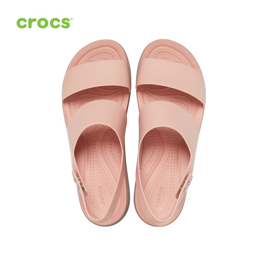 Dép sandal đế xuồng nữ CROCS Brooklyn 206453-6RT