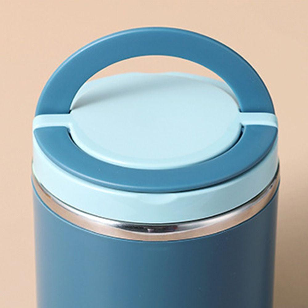 EBINLANDS Hộp cơm Bằng Nhựa Có Tay Cầm Chống Rò Rỉ Dùng Được Trong Lò Vi Sóng