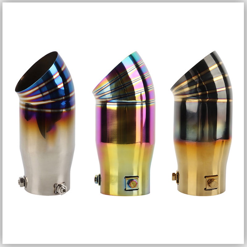 Ống Xả Bằng Titan 64mm 76mm JDM Gắn Đuôi Xe Hơi chụp ống pô ô tô Ống pô xe hơi