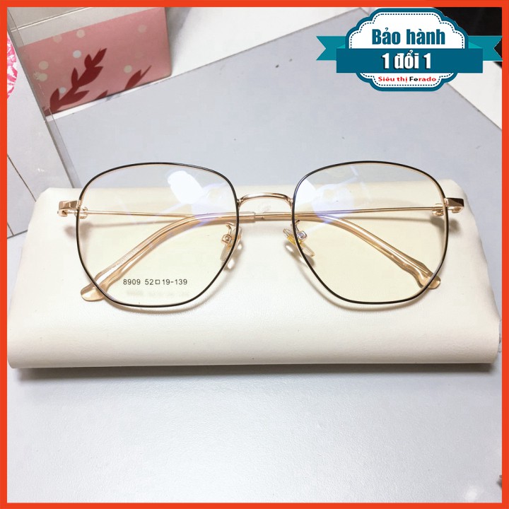 [Gía siêu rẻ] Gọng kính vuông 8909 nhận cắt cận viễn loạn