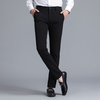 Quần âu đen nam ống côn form chuẩn, chất liệu Kate Hàn hàng cao cấp VNXK [VNXK]