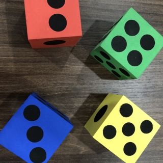 Xúc xắc xốp 10 cái