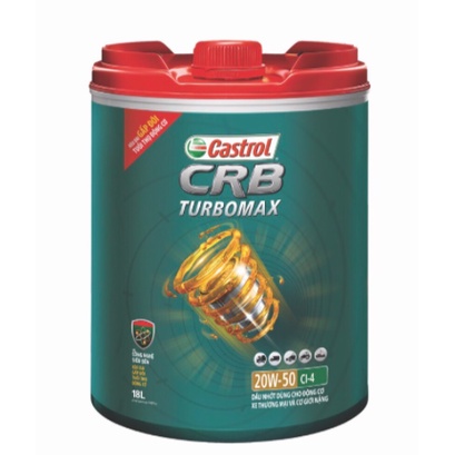 Nhớt Castrol CRB Turbomax 15W40 20W50 CI-4 18L