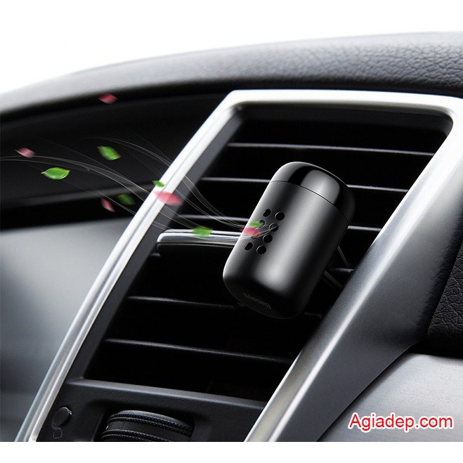 Nước hoa sáp thơm oto xe hơi BASEUS (Mỹ) - Cắm điều hòa, Làm sạch và Lan tỏa không khí dễ chịu trong xe