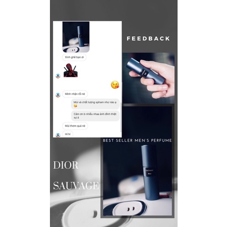 Nước hoa nam mini Dior Sauvage 20ml