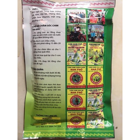 Cám chim chích chòe số 1 Nam Phở cao cấp 200g Phụ kiện lồng chim Kabosa