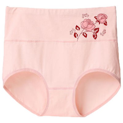 Set 4 quần lót nữ cạp cao Cotton bụng chất béo mm vải cotton bao hông sau sinh size lớn