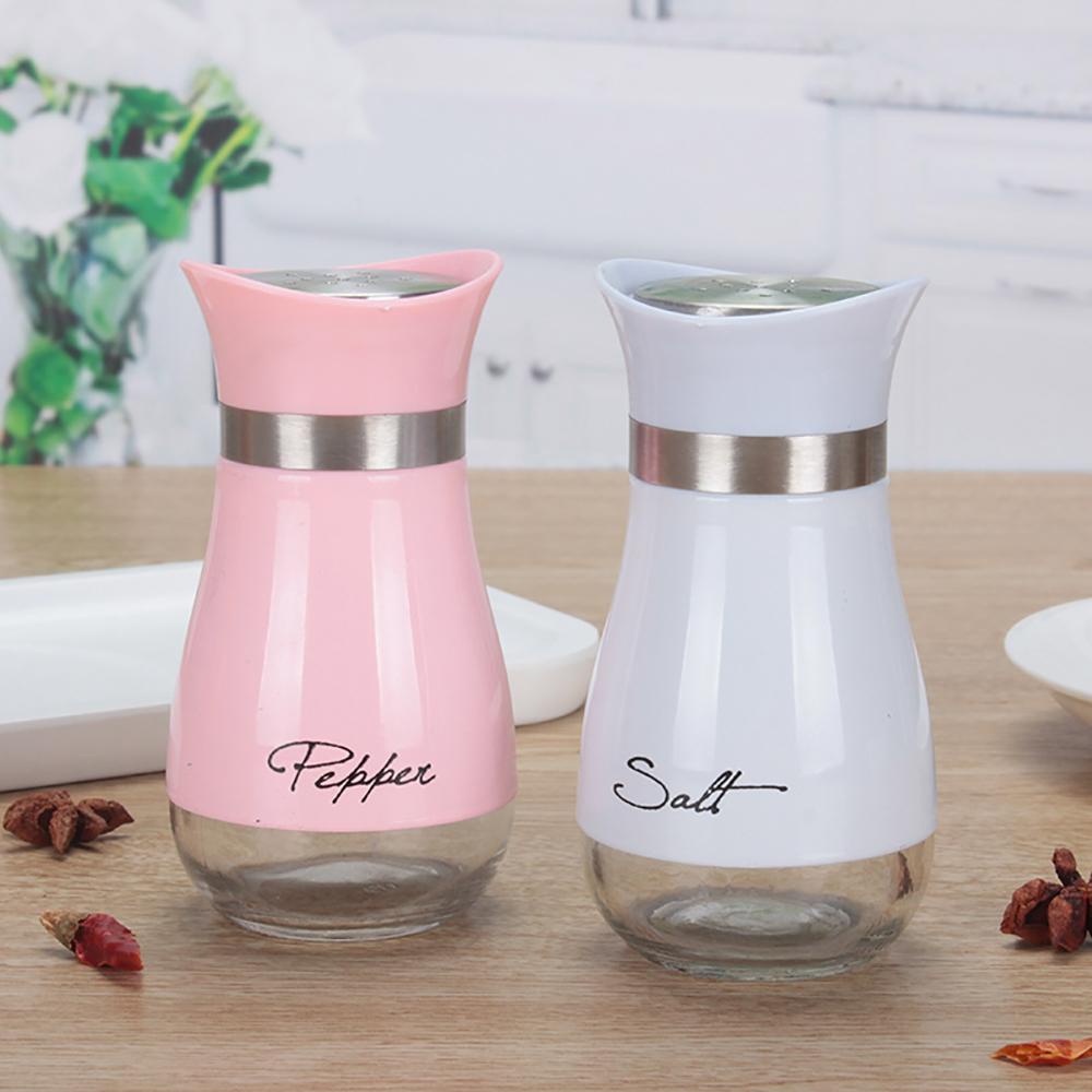 Lọ Thủy Tinh Đựng Gia Vị Bằng Thép Không Gỉ
