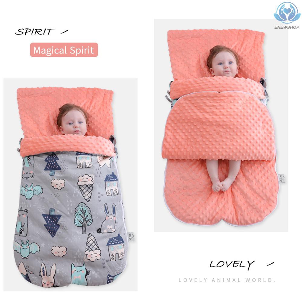 ♥♥enew~Baby Wrap Swaddle Blanket Cotton Hooded Sleeping Bag Sleep Sack Stroller Blanket For Newborn Infant Toddler Orange