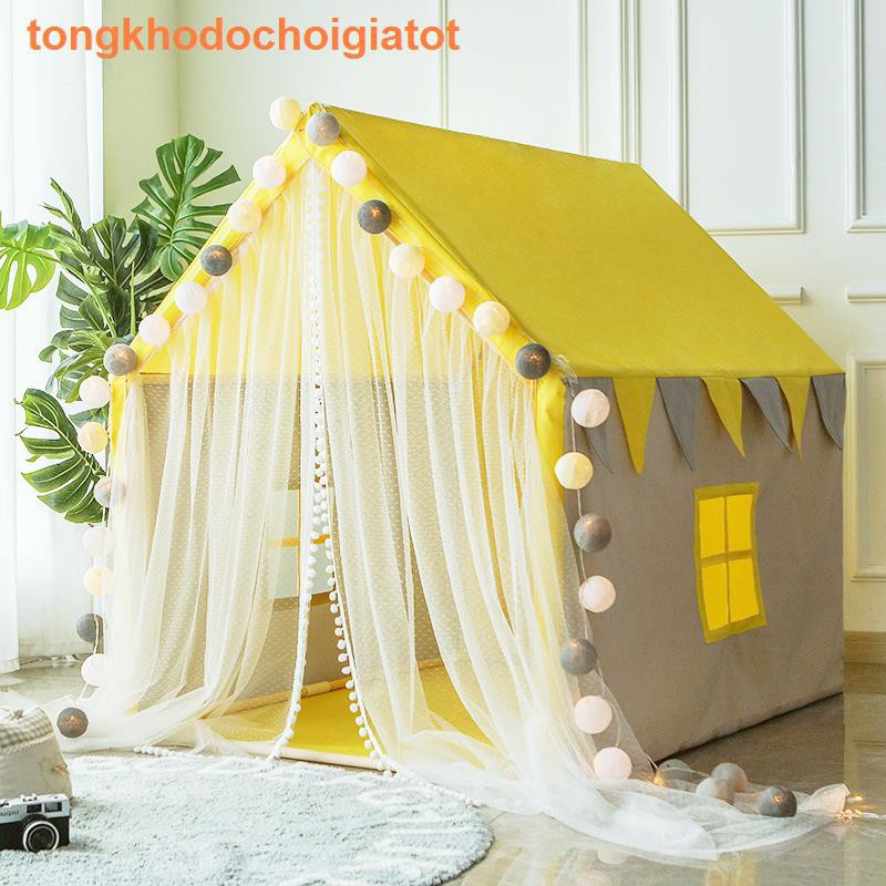 ♝✤✒Lều trẻ em trong nhà chơi bé trai công chúa lâu đài búp bê ngôi nhỏ tách biệt gia dụng