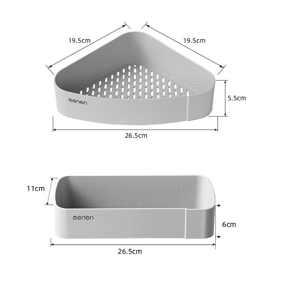 Kệ Để Đồ Nhà Tắm OENON , Kệ Để Gia Vị Nhà Bếp Lắp Đặt Dán Tường Không Cần Khoan